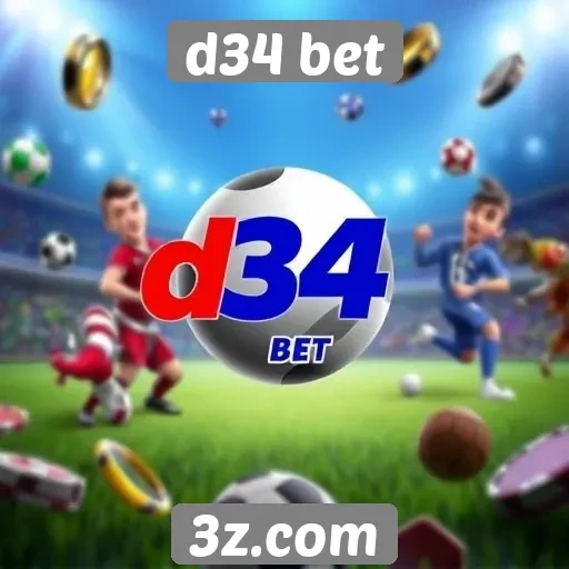 Opções de jogos disponíveis no d34 bet